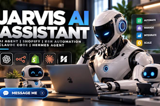 build jarvis ai assistant, jarvis ai agent, shopify n8n automation, second brain