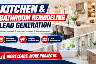 generate bathroom remodeling leads, kitchen renovation and home improvement lead