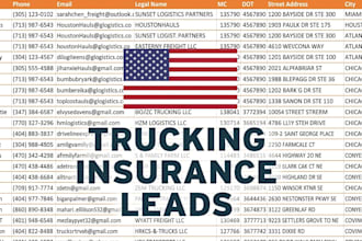 find fresh trucking insurance leads for agents and brokers