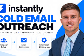 setup and manage cold email outreach on instantly ai domain website instantly ai