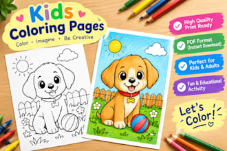 create printable coloring pages for kids