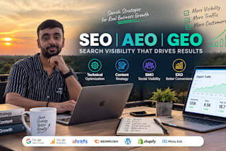 optimize your SEO, aeo, GEO and search experience