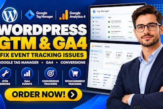 fix wordpress google tag manager, ga4 events and conversion tracking issues