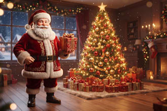 create professional christmas animated videos and holiday greeting videos