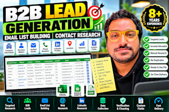 do email list building and contact research