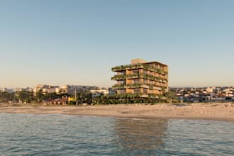 create realistic architectural exterior renderings
