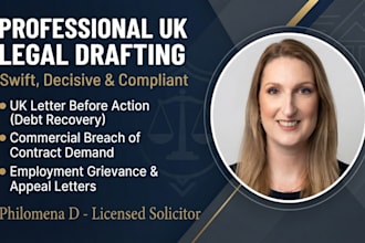 draft contractor payment dispute letters and UK debt recovery notices
