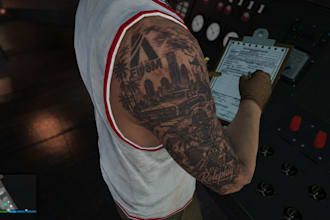 develop custom fivem peds, tattoo packs, chains, eup, mc kuttes and vests
