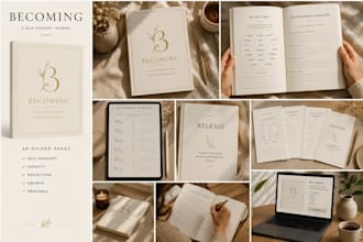 design journal planner custom digital journal planner