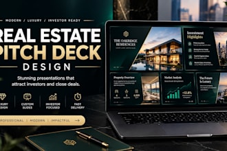 design an editable canva real estate listing presentation deck