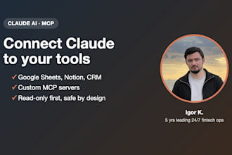 connect claude ai to your google sheets, notion or CRM with mcp