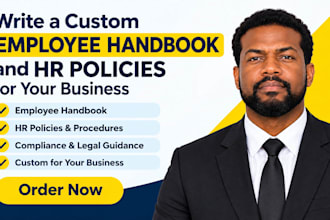 write a custom employee handbook and HR policies for your business
