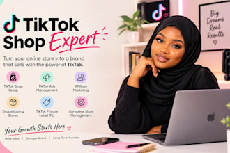tiktok shop setup tik tok shop manager fix tiktok shop ads tik tok dropshipping