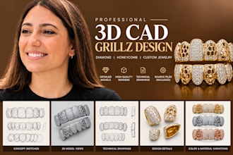 honeycomb grillz iced out teeth 3d casting design  germ stone hiphop accessory