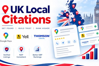 build UK local citations with google indexed listings