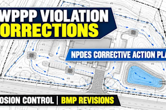 fix swppp inspection violations npdes corrective action bmp erosion control