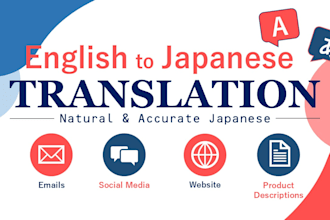 translate english into natural japanese as a native speaker