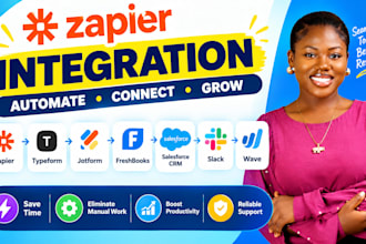 zapier integration square typeform jotform freshbooks salesforce crm slack wave