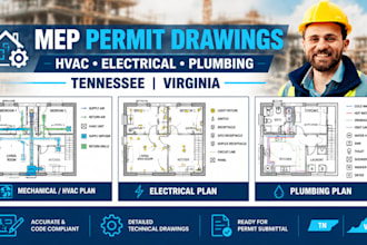 mep engineering hvac electrical plumbing plan permit drawings tennessee virginia