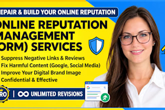 fix online reputation management, ORM, services to suppress negative links