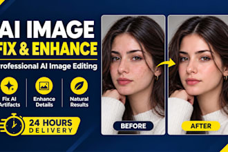 fix ai image flaws and enhance ai generated images