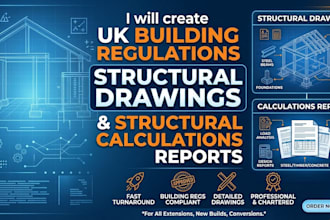do UK building regulations structural drawings, structural calculations report