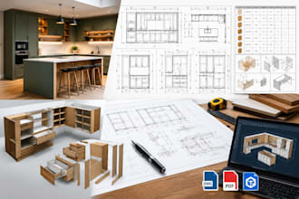 create cabinet shop drawings, cutlists and joinery details