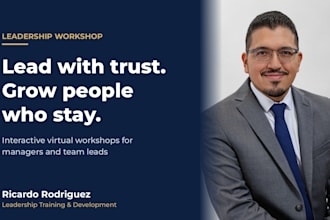 deliver a leadership workshop that transforms how your team leads