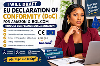 draft eu declaration of conformity doc for amazon or bol com compliance