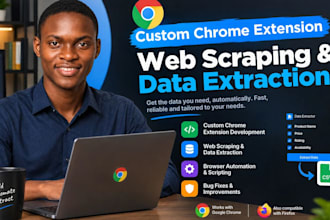 build a chrome extension for web scraping