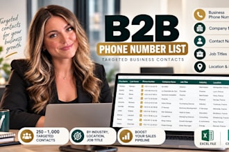 build a targeted b2b phone number list