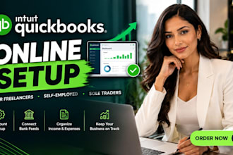 set up quickbooks online for freelancers self employed and sole traders today