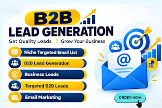 do b2b lead generation build targeted business email list