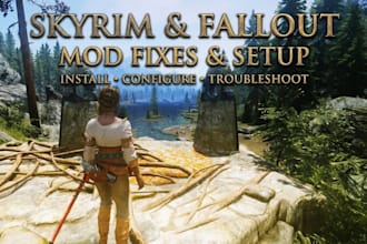 install, troubleshoot, and fix skyrim and fallout mods