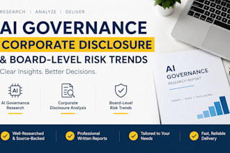 research ai governance, corporate disclosure, and board level risk trends for ai