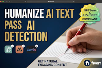 humanize ai text, edit and pass ai detection