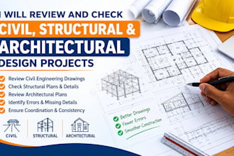 review and check civil structural