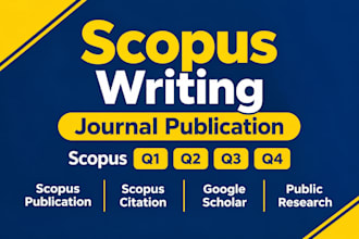 provide academic research writing, scopus citation, and google scholar support