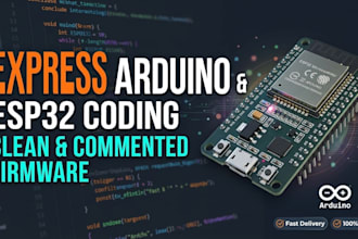 write fast and clean arduino or esp32 firmware