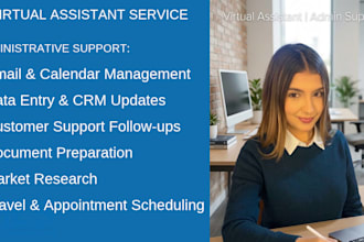 be your administrative virtual assistant