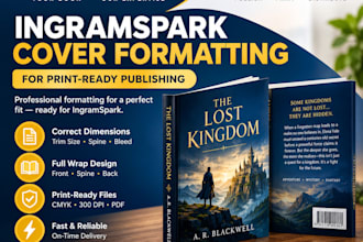 do book cover formatting for ingramspark publishing