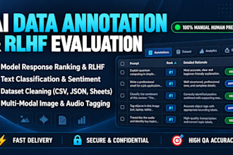 perform precise text annotation, rlhf, and ai content review