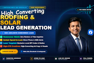 generate qualified roofing and solar leads with facebook meta ads
