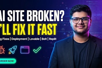 fix bugs and deploy your lovable bolt or replit ai website