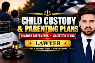 draft a child custody agreement and parenting plan by family lawyer