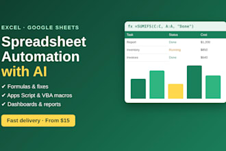 automate your excel or google sheets with ai and scripts