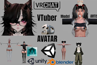 create  furry vrchat avatar