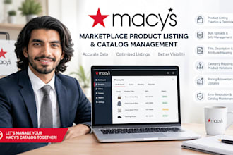 manage macys marketplace product listings and catalog optimization