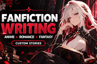 write custom anime fanfiction, romance, and fantasy stories