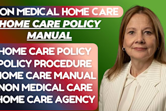 create non medical home care agency forms sops and licensing caregiver documents
